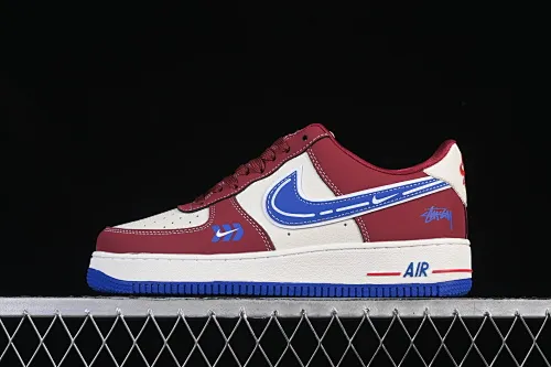 All categories Nk Air Force 1 Air Force series Nk Air Force 1 Low Air Force low-top Nike Air Force 1'07 Low Stussy co-branded caramel blue hook Air Force 1 low-top casual sneakers SY1388-005
